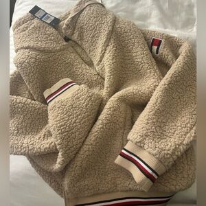 Tommy Hilfiger Tan Sherpa Jacket